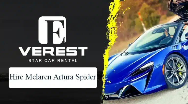 hire mclaren artura spider